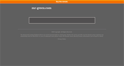 Desktop Screenshot of mr-green.com