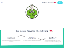 Tablet Screenshot of mr-green.ch
